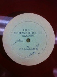 William Sutherland vinyl disk